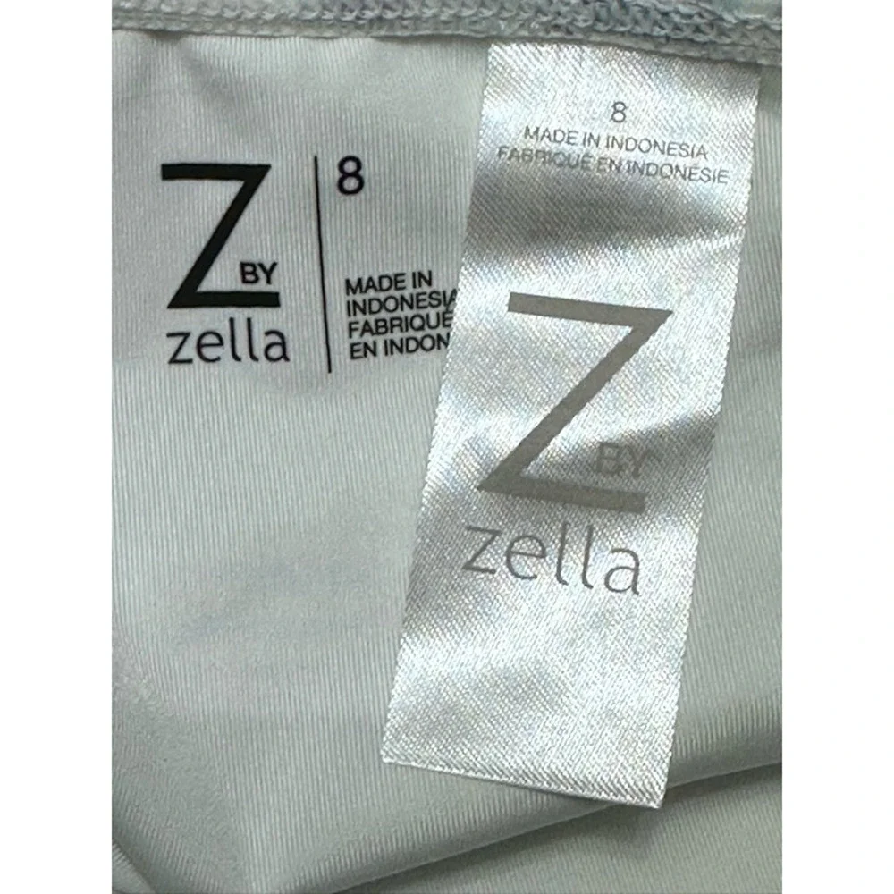Z By Zella Bikini Bottoms Tie Dye Fully Lined Quick Dry Purple/Blue Girls 8 NWT
